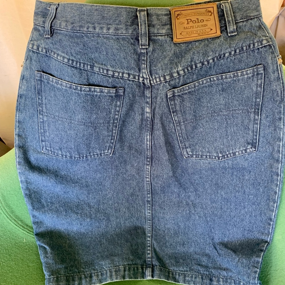 Ralph Lauren Country Authentic Dry Goods Union Made Skirt Size 12
